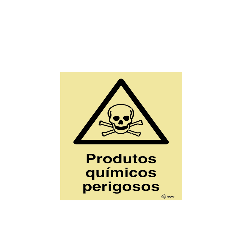 Sinalética Produtos Químicos Perigosos - IS0159