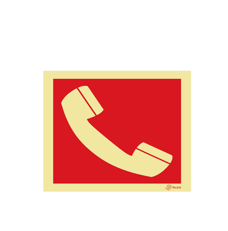Sinalética Telefone de Emergência - I0262