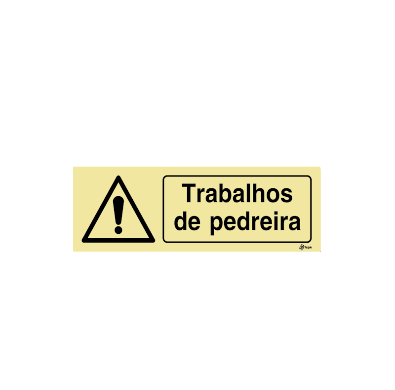 Sinalética Trabalhos na Pedreira - IS0417