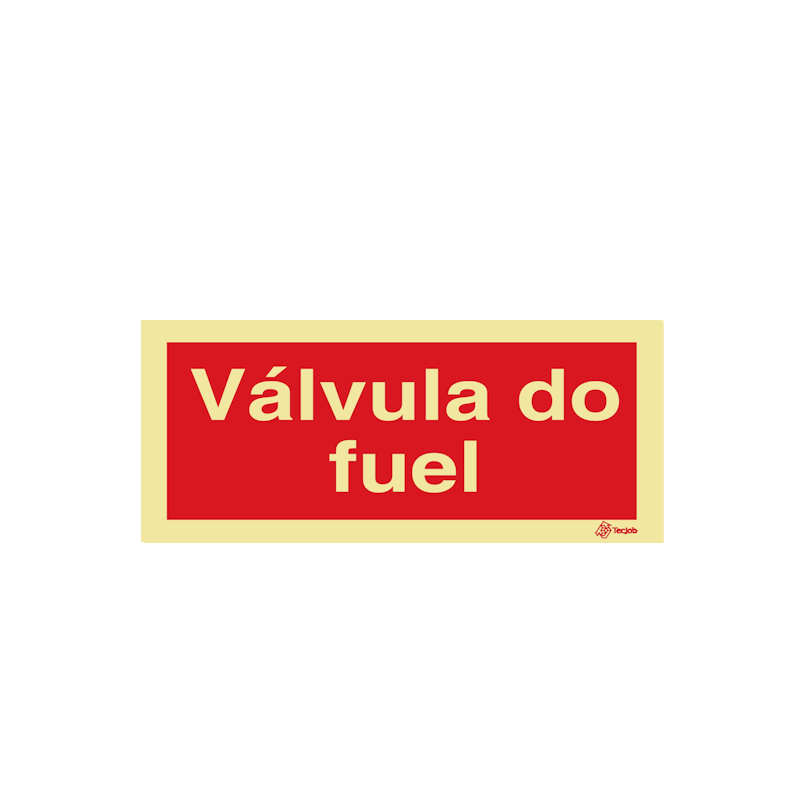 Sinalética Válvula do Fuel - I0664